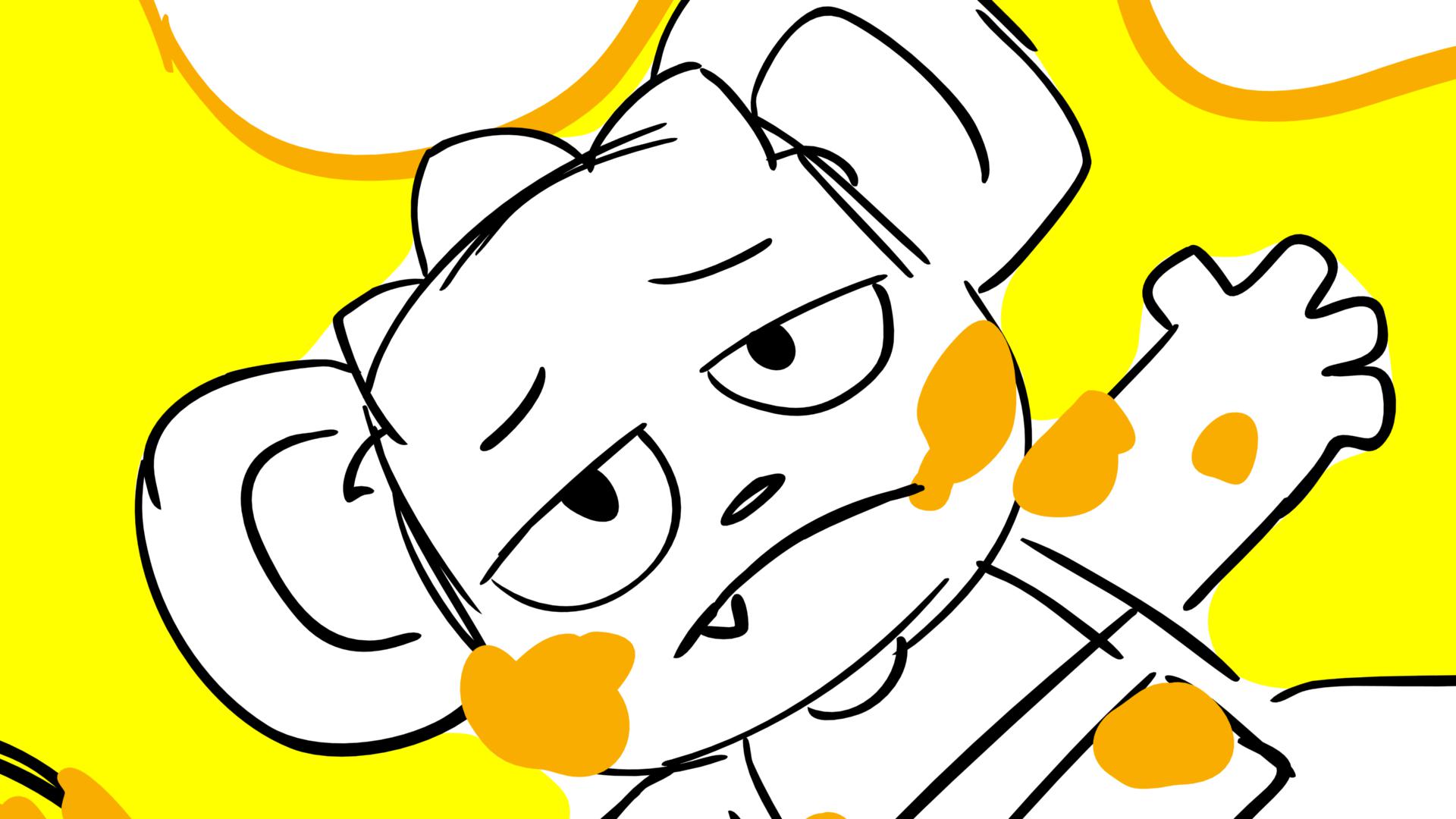 Fun with Nubs — Ep. 112, lámina 136, storyboard by Melissa Ballesteros